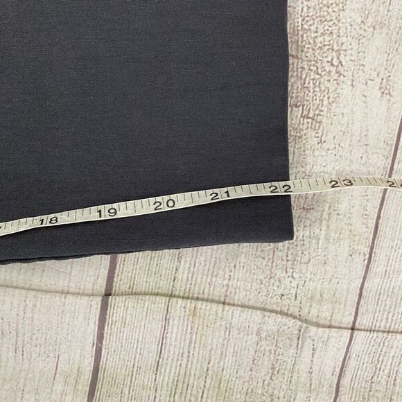 Susan Graver women 4 pull on elastic high waist grey Capri pant w/front pockets - Picture 7 of 8